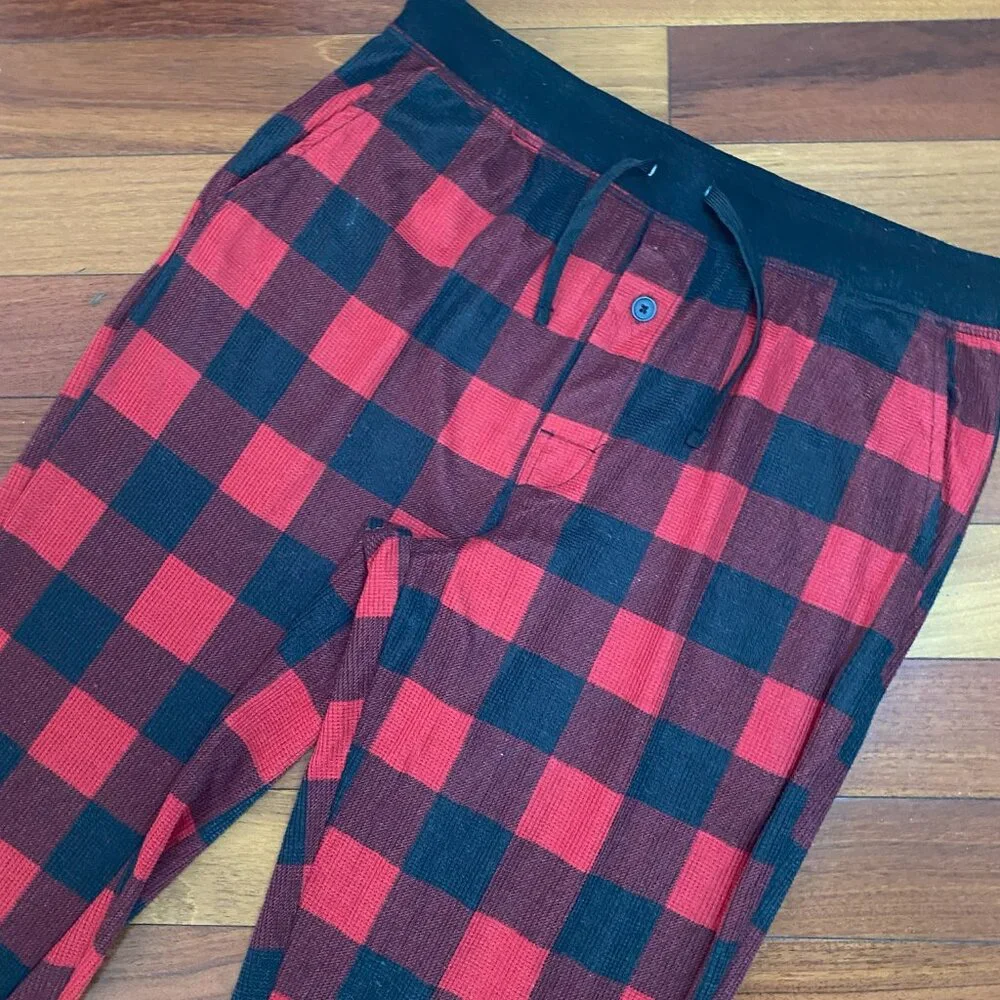 Plaid Pajama Pants Joggers size Medium